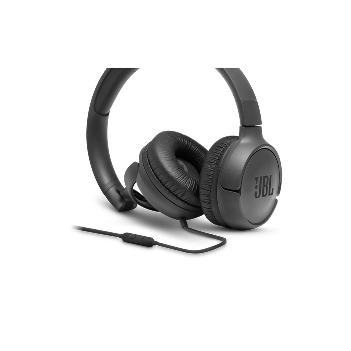 JBL Tune 500 naglavne slušalke z mikrofonom, črne