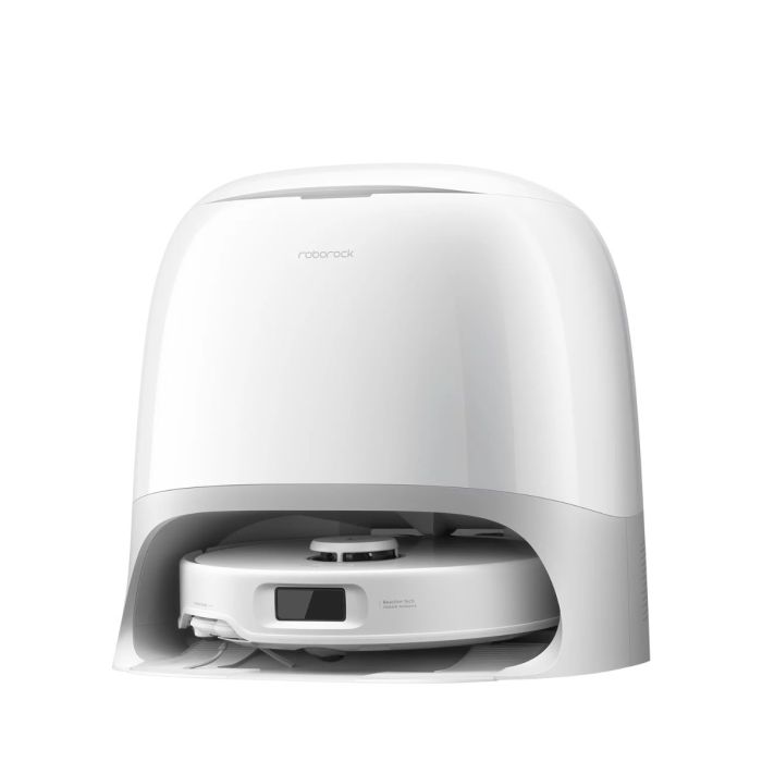 Roborock Qrevo Curv 5A1 robotski sesalnik s samopraznilno postajo, bel