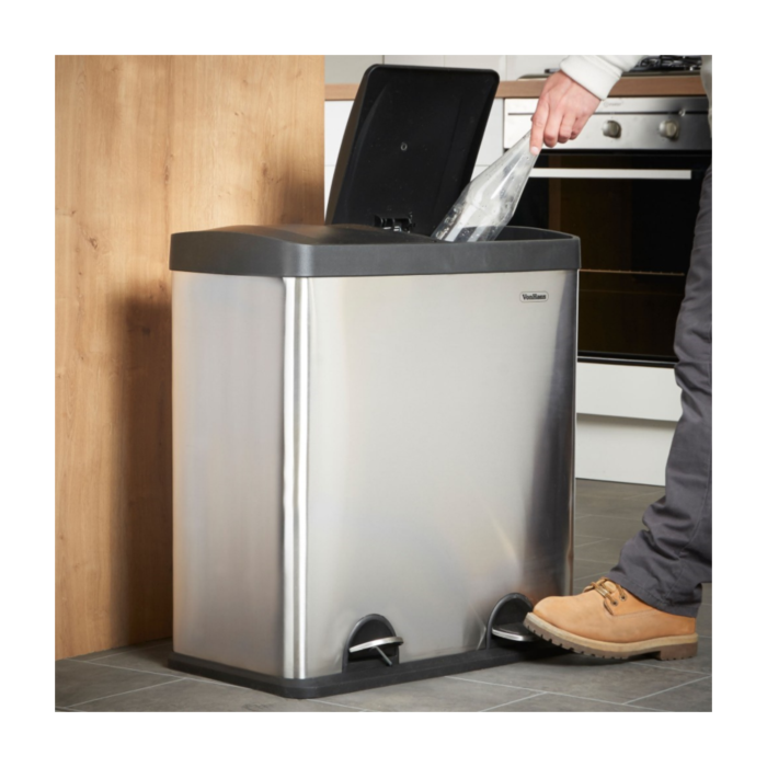 VonHaus koš za ločevanje odpadkov 60L
