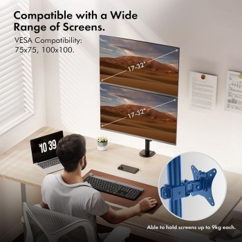 VonHaus dvojni namizni nosilec do diagonale 32 vertikalen VonHaus dvojni namizni nosilec do diagonale 32 vertikalen