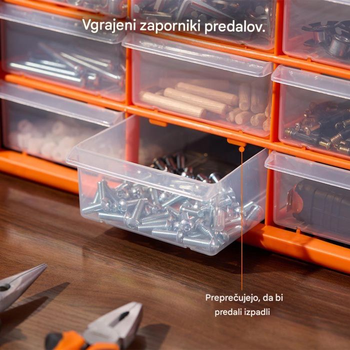 VonHaus 44-delni organizator 16x50x39cm