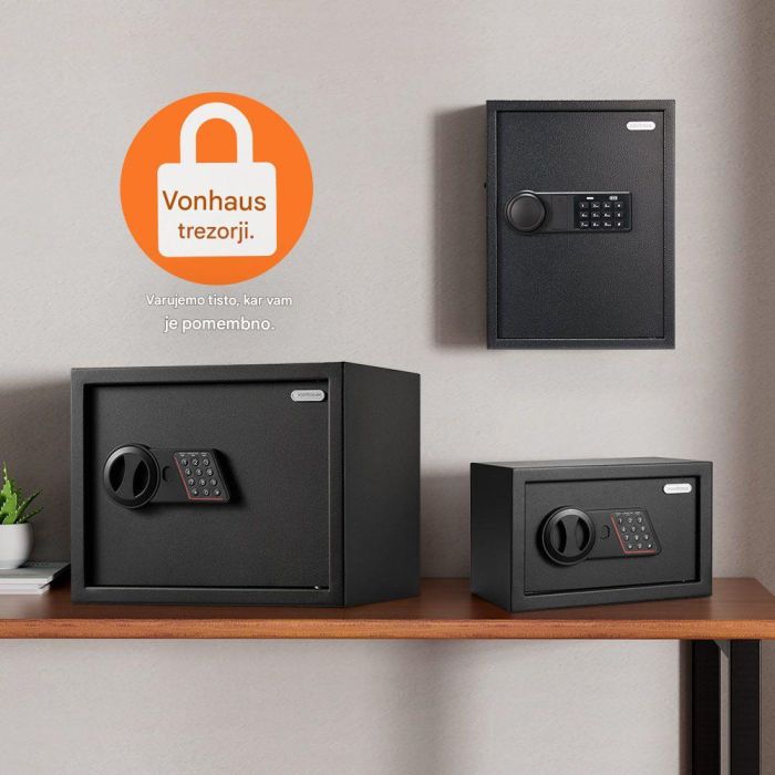 VonHaus Varnostni sef 27 L – srednja velikost