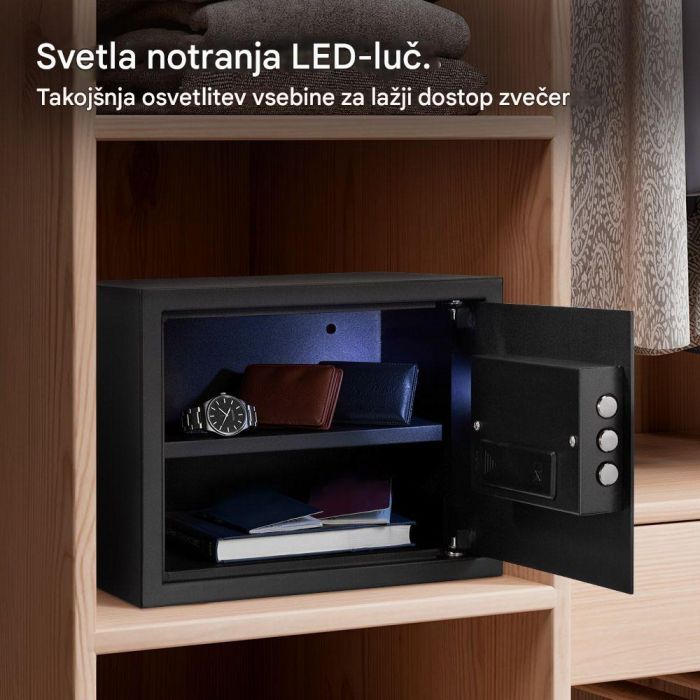 VonHaus Varnostni sef 27 L – srednja velikost