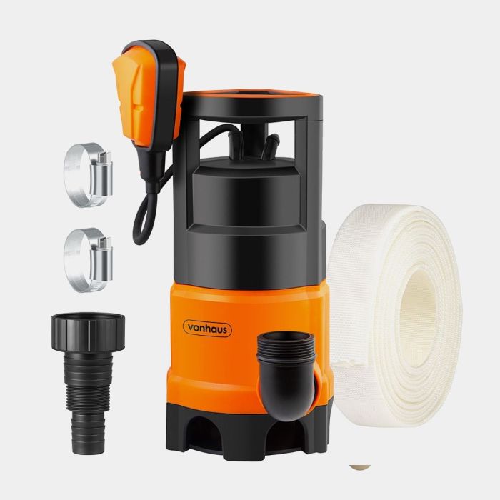 VonHaus 400 W odtočna vodna črpalka z 8 m cevjo