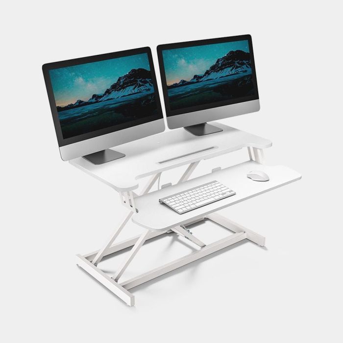 VonHaus Nastavek za stoječo pisalno mizo – bel