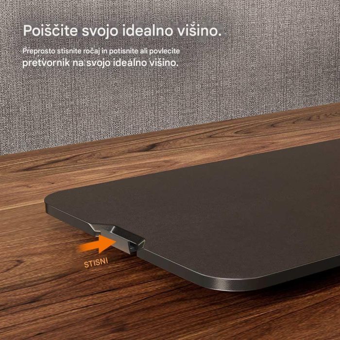 VonHaus Ultratanki nastavek za sedeče-stoječo mizo