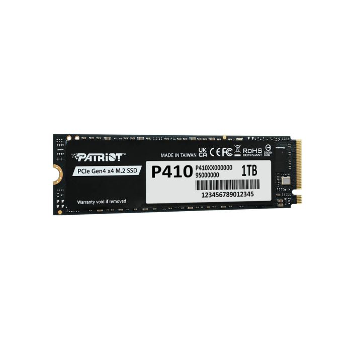 Patriot P410 1TB M.2 NVMe SSD PCIe Gen 4 x4 PATRIOT Patriot P410 1TB M.2 NVMe SSD PCIe Gen 4 x4