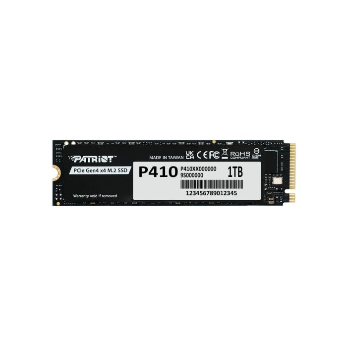 Patriot P410 1TB M.2 NVMe SSD PCIe Gen 4 x4 PATRIOT Patriot P410 1TB M.2 NVMe SSD PCIe Gen 4 x4
