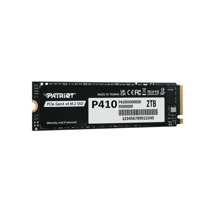 Patriot P410 2TB M.2 NVMe SSD PCIe Gen 4 x4 PATRIOT Patriot P410 2TB M.2 NVMe SSD PCIe Gen 4 x4