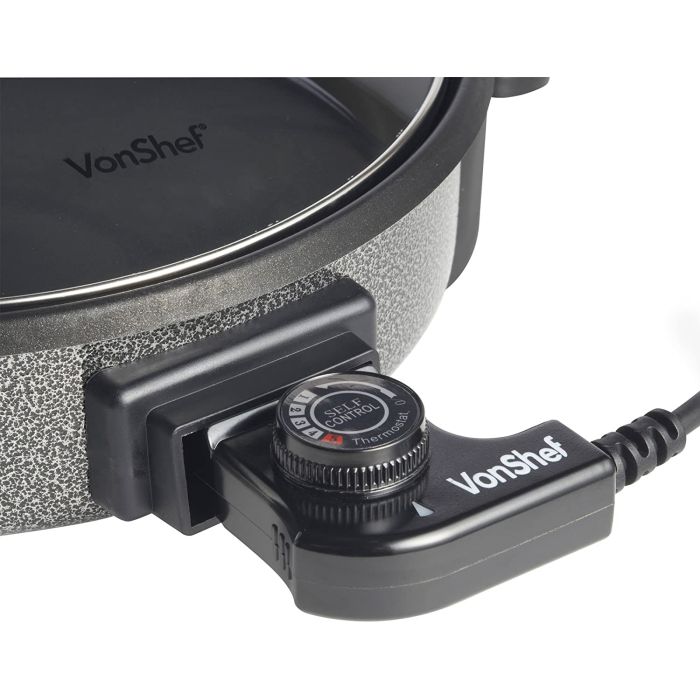 VonShef električna ponev 42cm okrogla