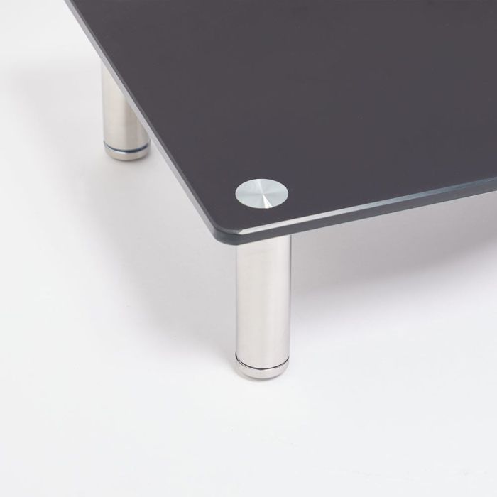 Vonhaus steklen podstavek za monitor XL črn