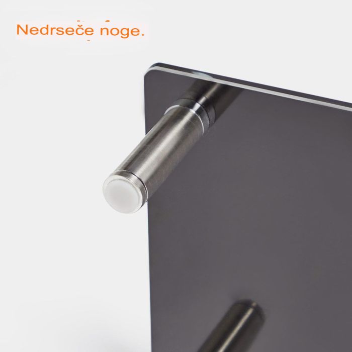 Vonhaus steklen podstavek za monitor XL črn