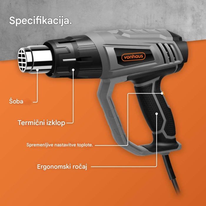 VonHaus toplotna pištola 2000W