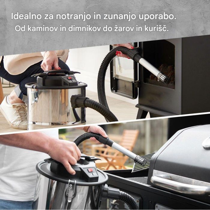 VonHaus Sesalnik za pepel 15 L, 1000 W