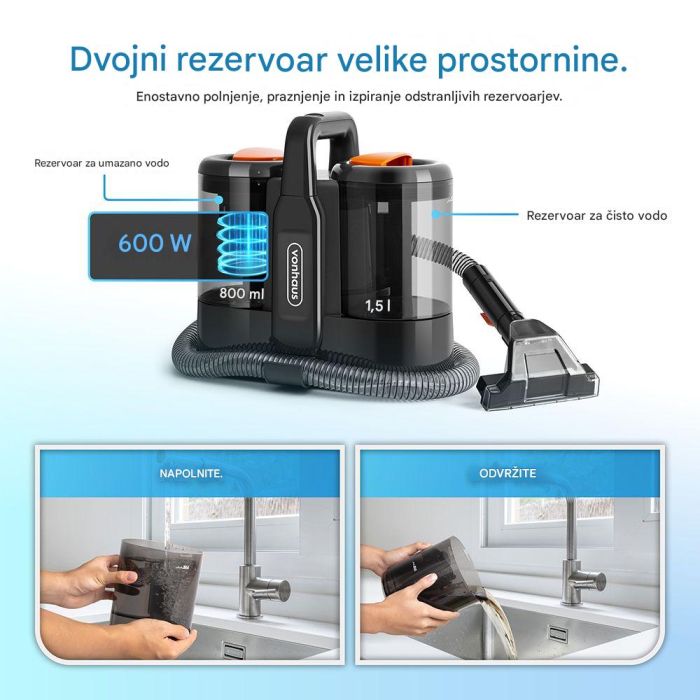 VonHaus mokro-suhi točkovni sesalec 600 W