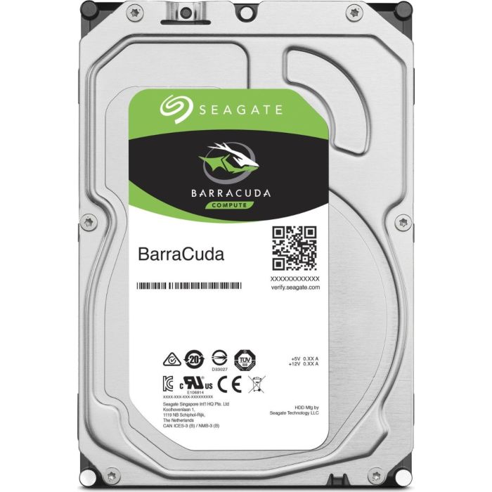 Seagate 2TB BarraCuda 3,5 SATA 6Gb/s 7200rpm 256MB HDD disk