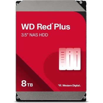 WD 8TB Red Plus 3,5" SATA 6Gb/s 5640rpm 256MB HDD disk WD 8TB Red Plus 3,5" SATA 6Gb/s 5640rpm 256MB HDD disk