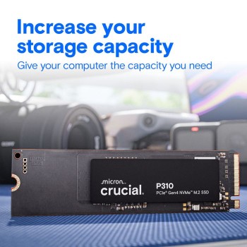 Crucial P310 500GB PCIe Gen4 NVMe 2280 M.2 SSD