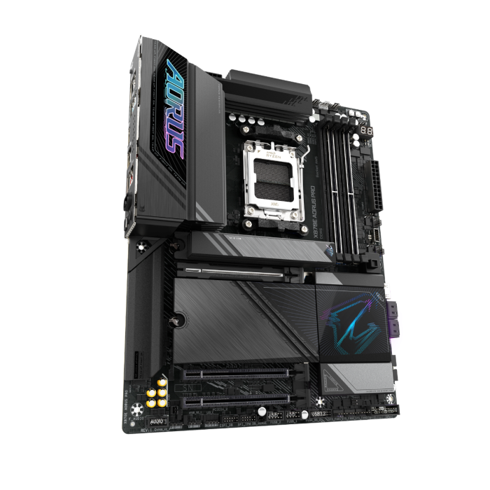 GIGABYTE X870E AORUS PRO, DDR5, SATA3, USB4, DP, 2.5GbE, WiFi 7, AM5 ATX