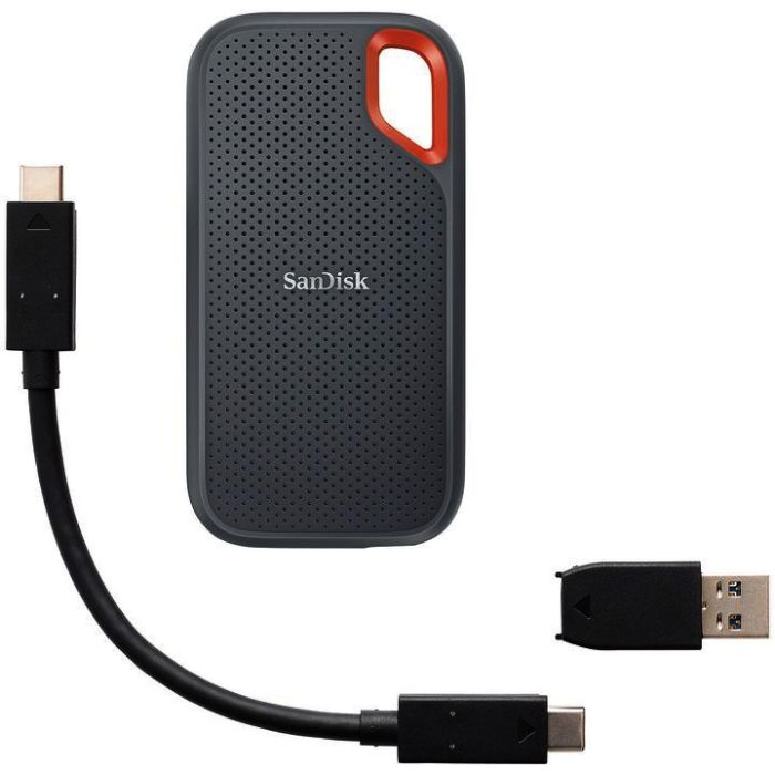 SanDisk 8TB Extreme Portable SSD NVMe USB-C 3.2 robusten zunanji SSD disk SANDISK SanDisk 8TB Extreme Portable SSD NVMe USB-C 3.2 robusten zunanji SSD disk