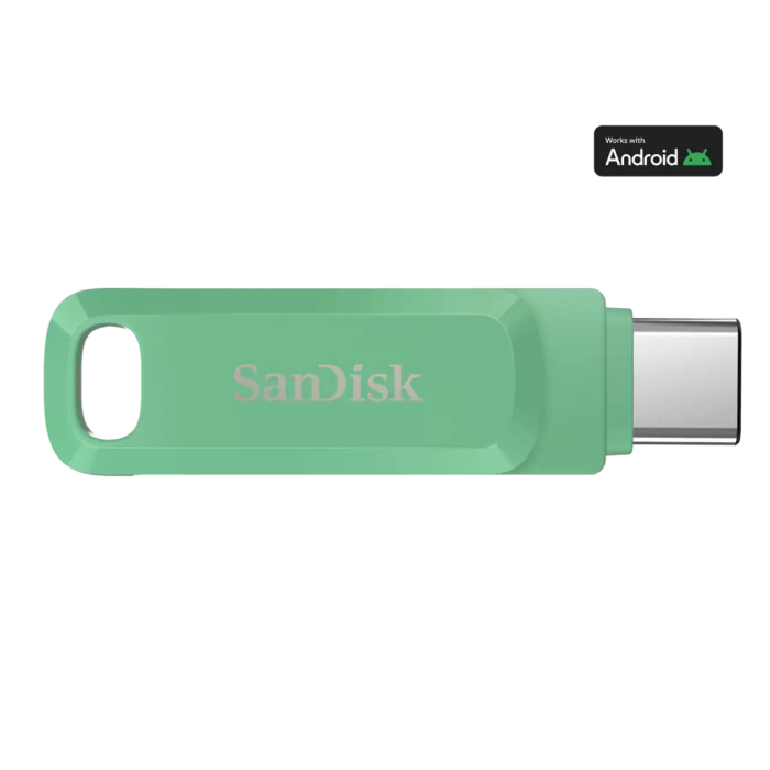 SanDisk 512GB Ultra Dual Drive Go USB-C/A 3.2 USB ključ (zelen)