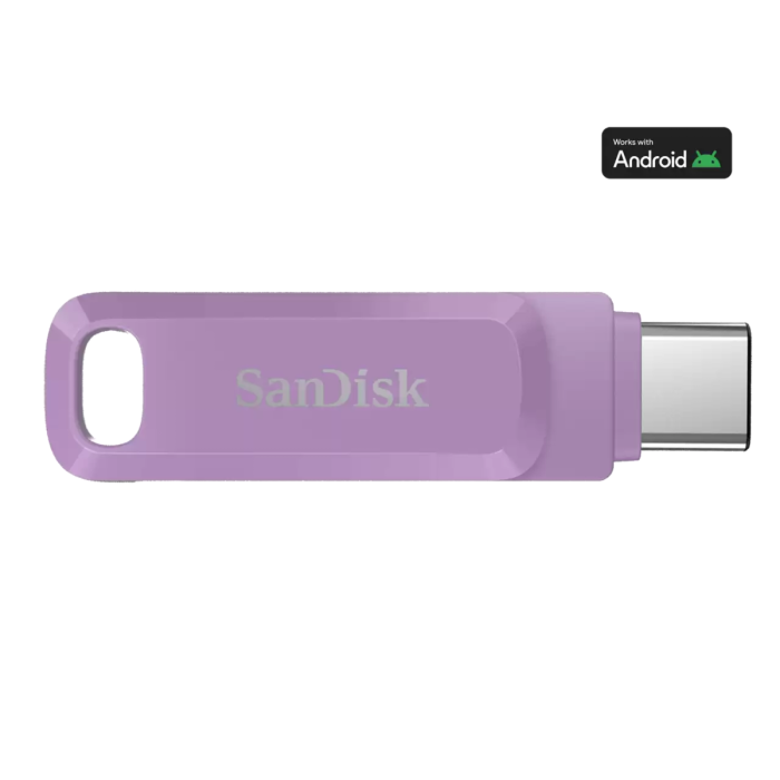 SanDisk 512GB Ultra Dual Drive Go USB-C/A 3.2 USB ključ (vijoličen)