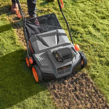 VonHaus 2-v-1 brezžični prezračevalnik in vertikulator za trato, 40 V