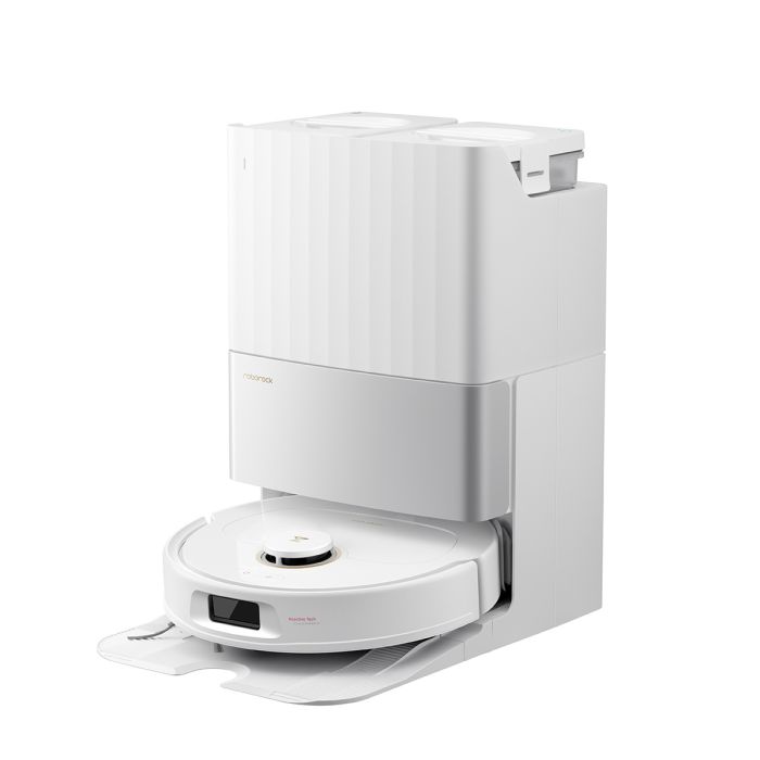 Roborock Qrevo C Pro robotski sesalnik s samočistilno postajo, bel