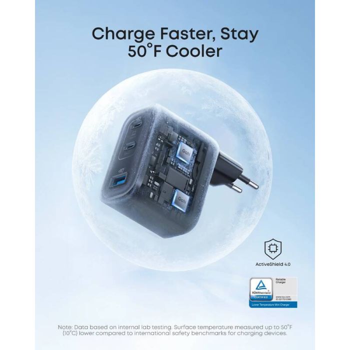 Anker Nano 3-portni 70W polnilec ANKER Anker Nano 3-portni 70W polnilec