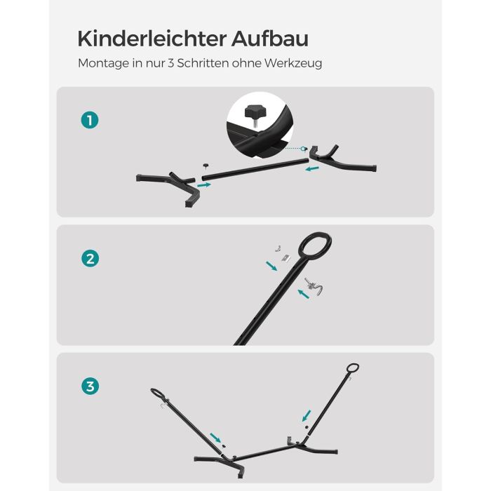 SONGMICS mreža z okvirjem bež GHS001M01