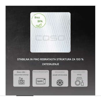 CASO 8-zvezdične vakuumske vrečke 16x23 cm, 50 kos CASO 8-zvezdične vakuumske vrečke 16x23 cm, 50 kos