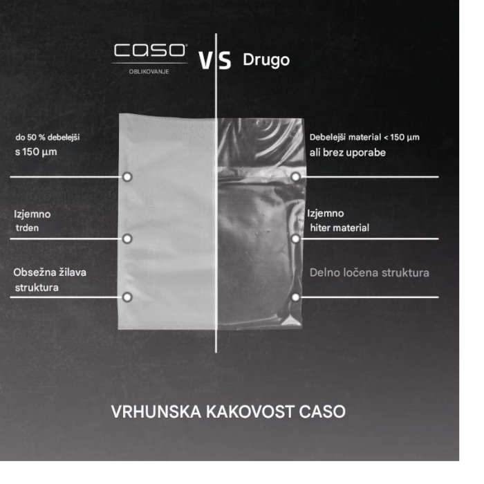 CASO komplet folij 5 16 × 23 cm, 20 × 30 cm, 30 × 40 cm CASO CASO komplet folij 5 16 × 23 cm, 20 × 30 cm, 30 × 40 cm