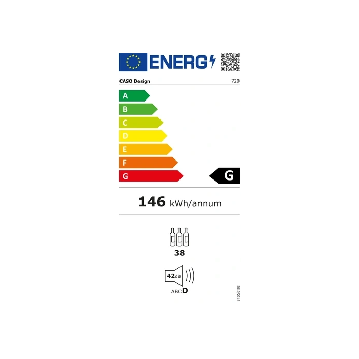 CASO WineComfort 380 Smart vinska vitrina