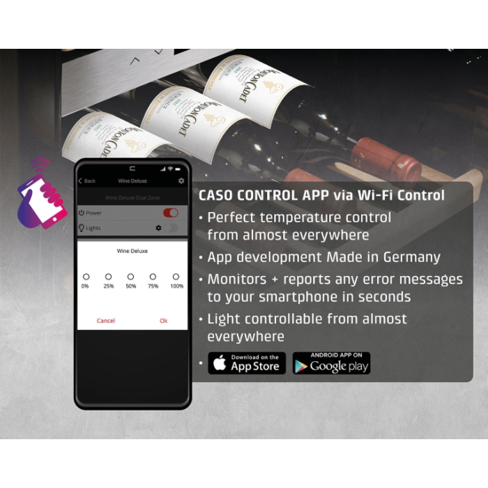 CASO WineExclusive 38 vinska vitrina