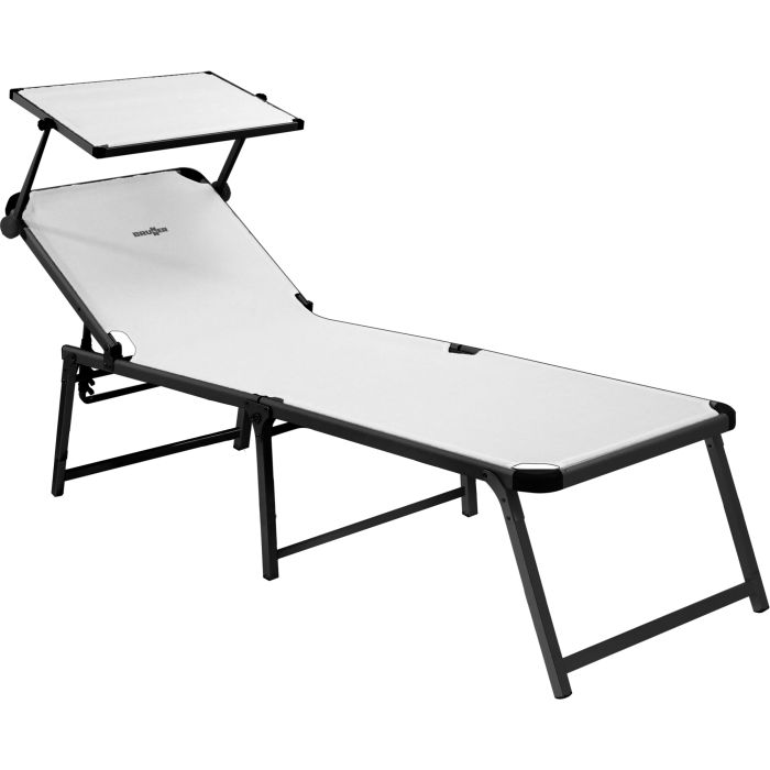 BRUNNER ležalnik s strehico MARBELLA 0410022N.C00 bel