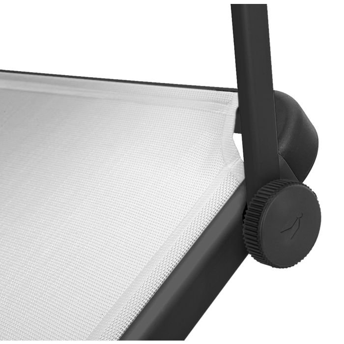 BRUNNER ležalnik s strehico MARBELLA 0410022N.C00 bel