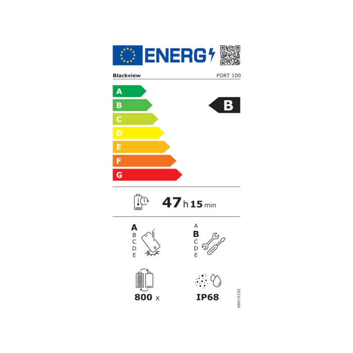 Blackview pametni robustni telefon FORT 100 8/128GB, črn