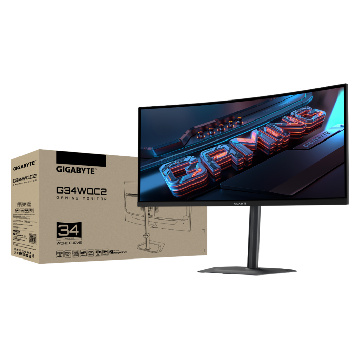 GIGABYTE G34WQC2 34 VA WQHD, 1ms, 200Hz gaming monitor