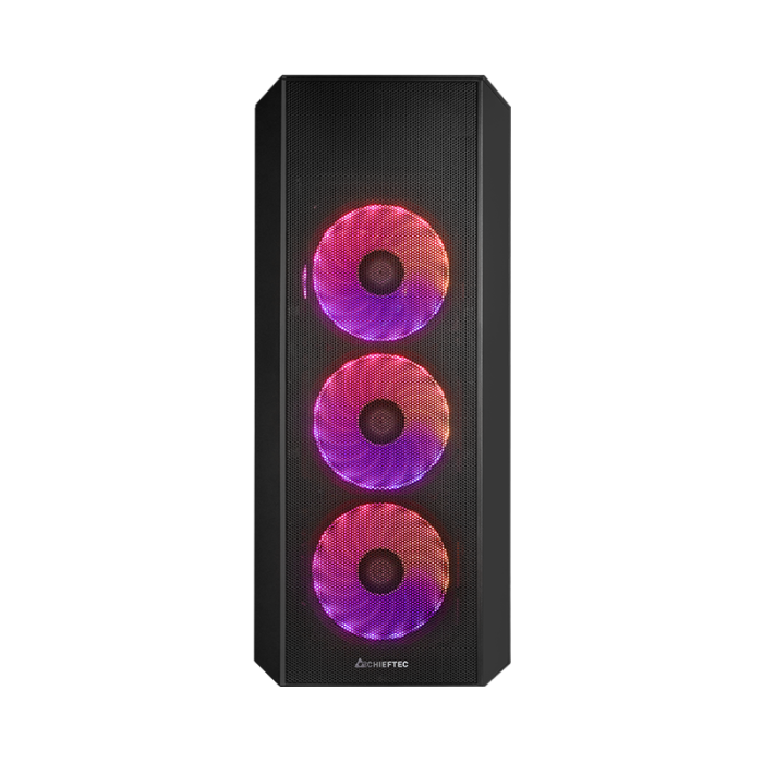 Chieftec SCORPION 4 USB-C 3.2 ATX A-RGB ohišje, črno CHIEFTEC Chieftec SCORPION 4 USB-C 3.2 ATX A-RGB ohišje, črno