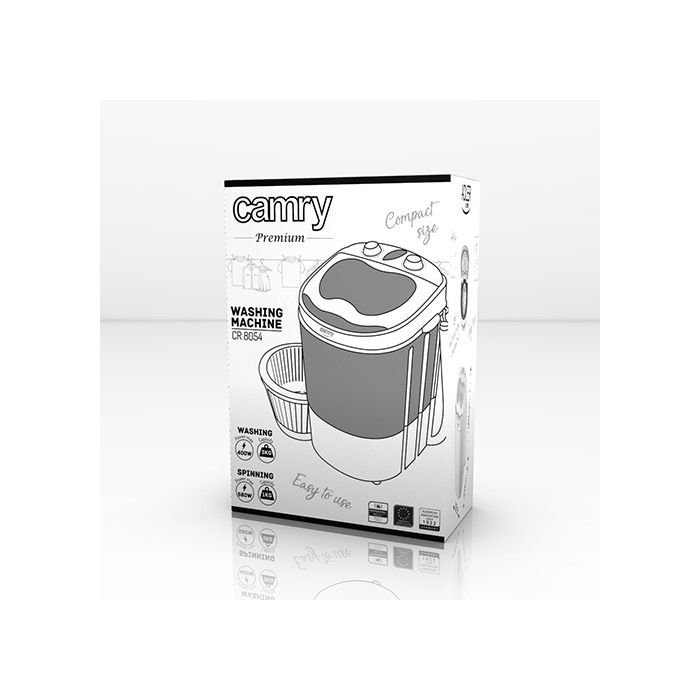 Adler mini pralni stroj s spin funkcijo primeren tudi za kampiranje