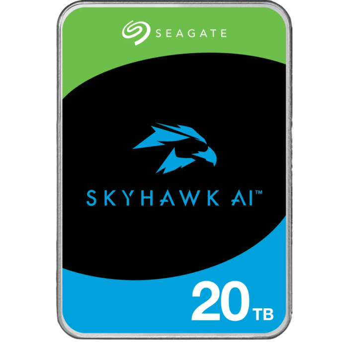 Seagate 20TB SkyHawk AI 3,5 SATA 6Gb/s 7200rpm 512MB HDD disk