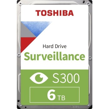 Toshiba 6TB S300 Surveillance 3,5" SATA 6Gb/s 5400rpm 256MB HDD disk