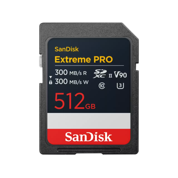 SanDisk 512GB Extreme PRO SD UHS-II V90 spominska kartica