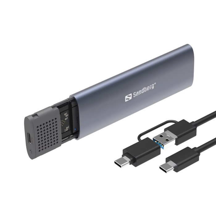 Sandberg USB 3.2 M.2 NVMe ohišje za SSD disk