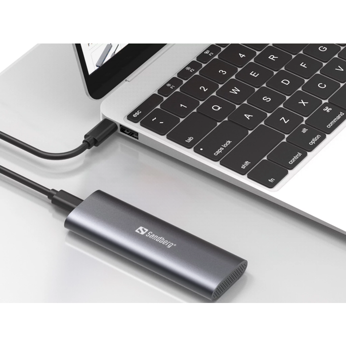 Sandberg USB 3.2 M.2 NVMe ohišje za SSD disk