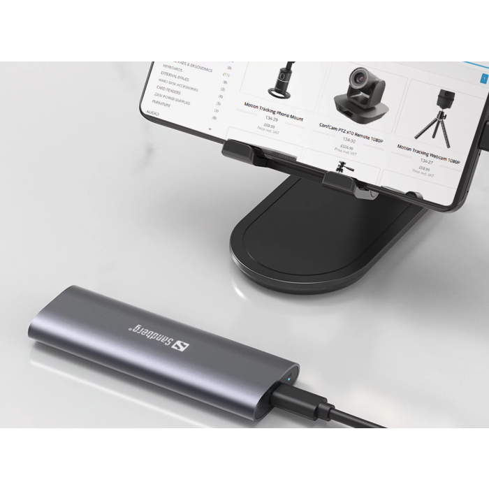 Sandberg USB 3.2 M.2 NVMe ohišje za SSD disk