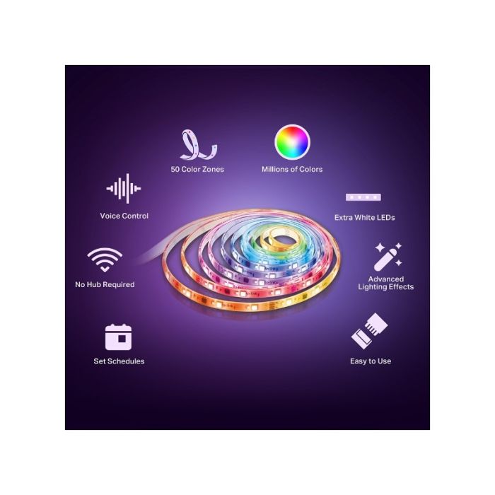 TP-LINK pametni Wi-Fi LED multi-barvni trak Tapo L930-5 5M TP-LINK TP-LINK pametni Wi-Fi LED multi-barvni trak Tapo L930-5 5M