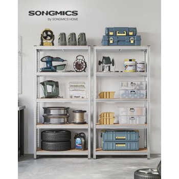 SONGMICS Regal 180 x 90 x 40 cm srebrna,GLR40SV SONGMICS Regal 180 x 90 x 40 cm srebrna,GLR40SV