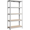 SONGMICS Regal 180 x 90 x 40 cm srebrna,GLR40SV