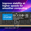Crucial 32GB DDR5-6400 SODIMM CL52, 1.1V CRUCIAL Crucial 32GB DDR5-6400 SODIMM CL52, 1.1V